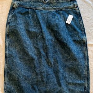 Denim Gap Midi Skirt